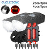 Rechargeable Bike Light Set