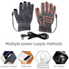 USB Heated Reversible Knit Gloves