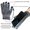 USB Heated Reversible Knit Gloves