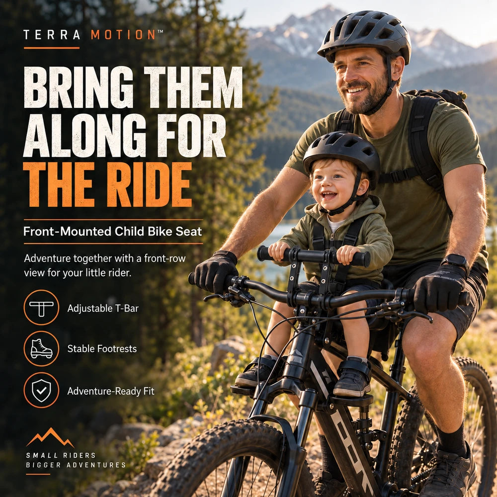 Terra Motion™ Front-Mounted Child Bike Seat