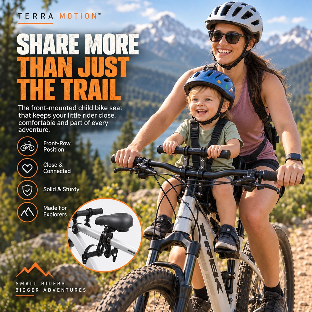 Terra Motion™ Front-Mounted Child Bike Seat