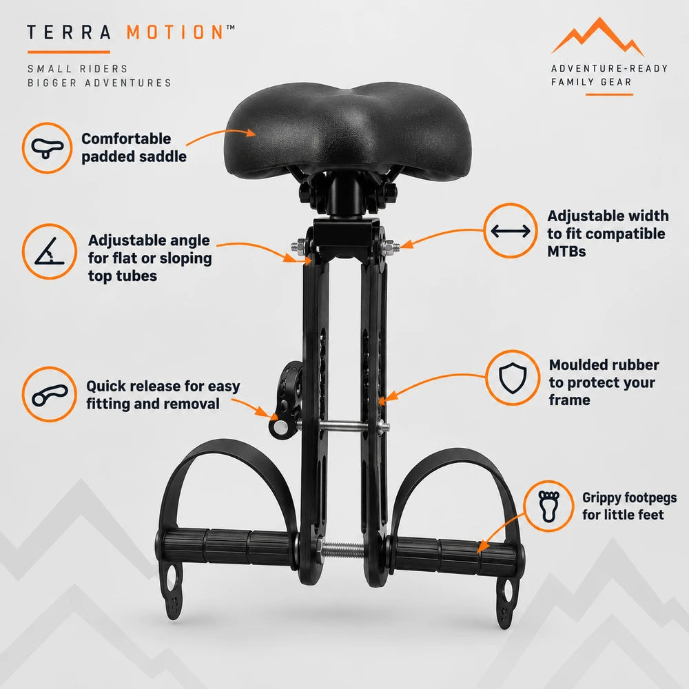 Terra Motion™ Front-Mounted Child Bike Seat