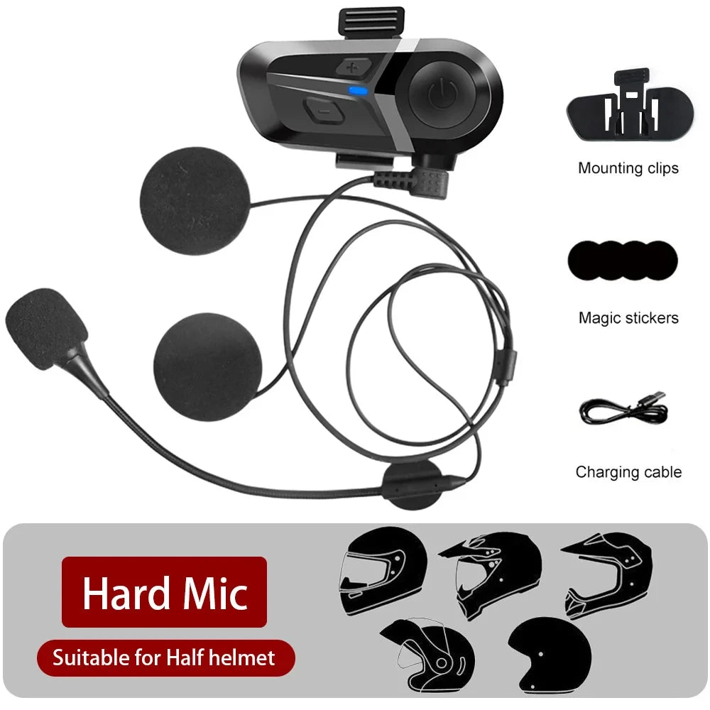 TERRAMOTION™ Wireless Motorcycle Helmet Headset