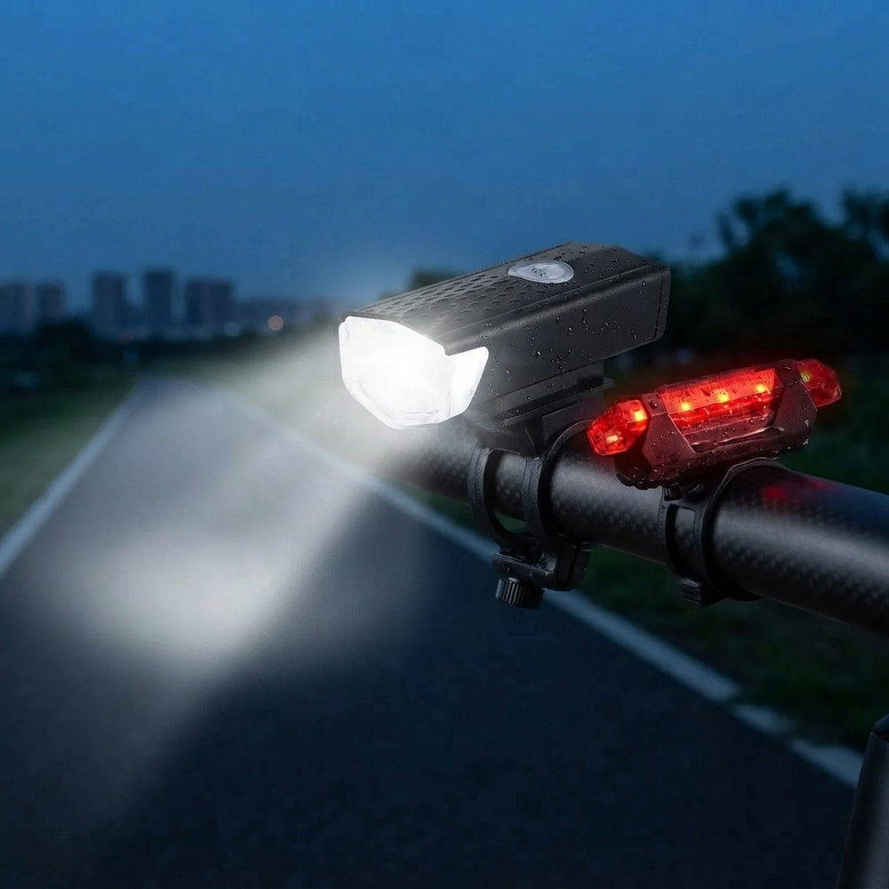 Rechargeable Bike Light Set