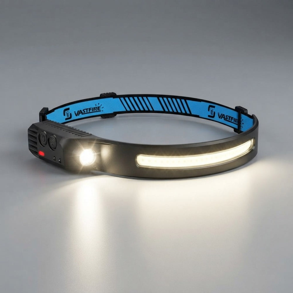 USB Rechargeable COB LED Headlamp