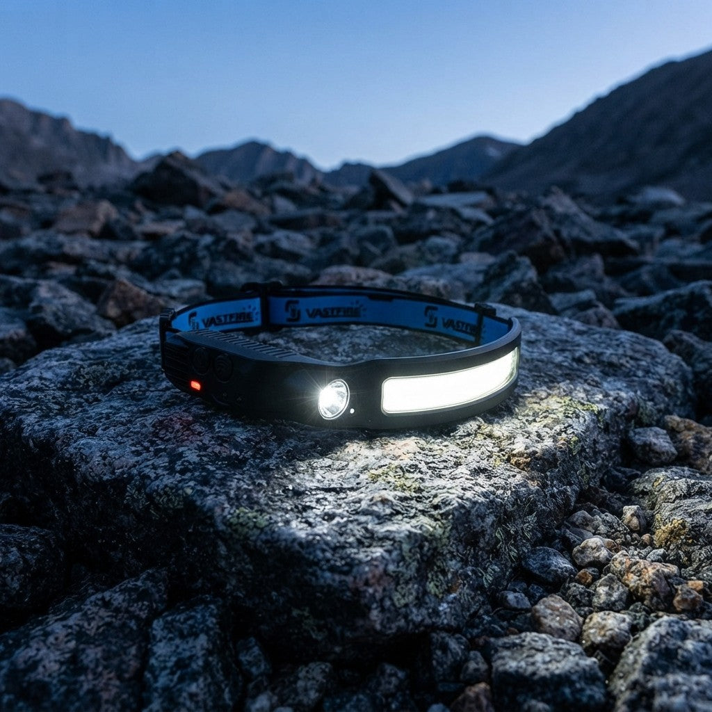 USB Rechargeable COB LED Headlamp
