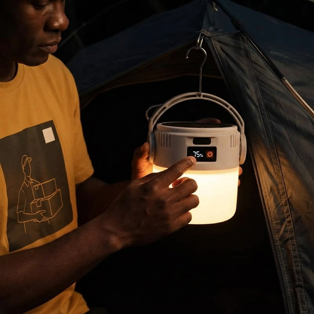 Solar Rechargeable Camping Lantern