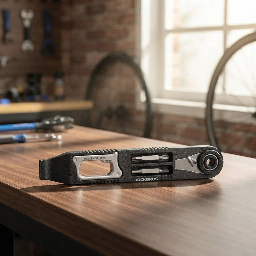 Multifunctional Bicycle Ratchet Wrench Kit